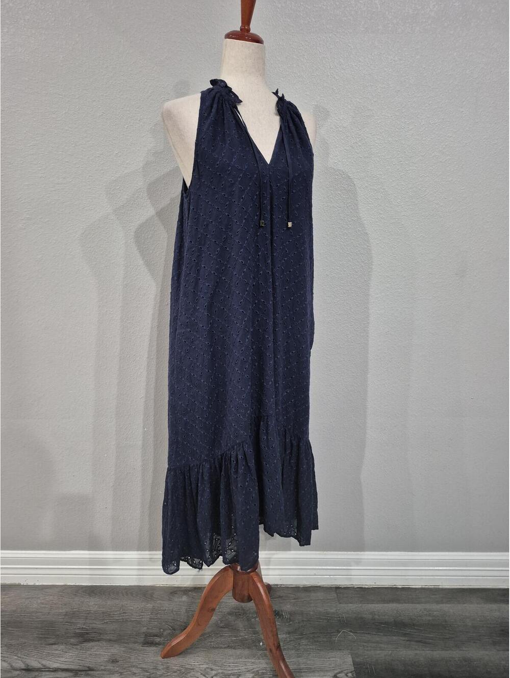 Heidi Klein Blue Maxi Dress Size Medium - Picture 3 of 6